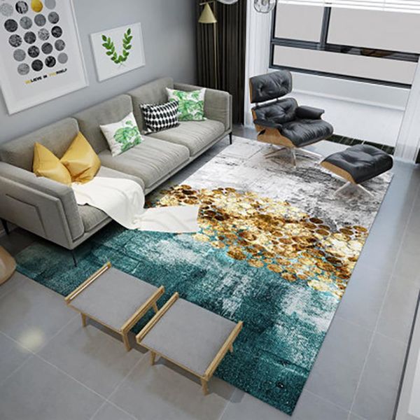 

tapis de salon grande taille chambre adulte interactif carpet modern alfombra salle bain cocina geometric light luxury ins carpets
