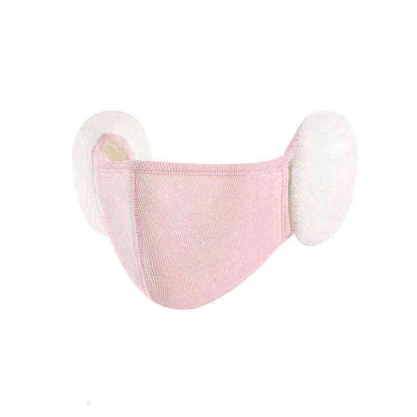 

warm mask cotton korean cute psh three-dimensional cold proof ear two in one warm