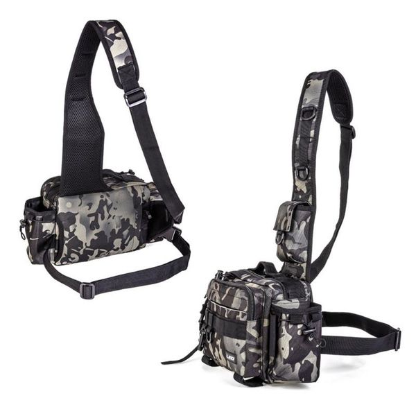

fishing accessories multifunctional tackle bags waist pack utility storage bag single shoulder crossbody for fish lure gear