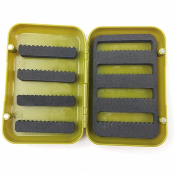 

fishing accessories 11.5cm*7.5cm*2.7cm army green hook box bionic lure storage