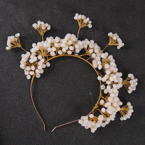 

hair clips & barrettes bridal crown tiara rhinestone flower wedding jewelry accessorie luxury crystal headwear, Golden;silver