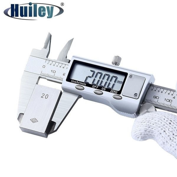 Electronic Digital Vernier Caliper 300 mm de alta precisão de alta precisão Altura Tester de profundidade 210810