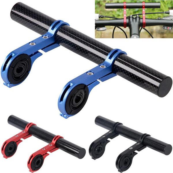

bike handlebars &components bicycle handlebar accessories extender bracket headlight mount bar computer holder lamp support rack alloy fiber