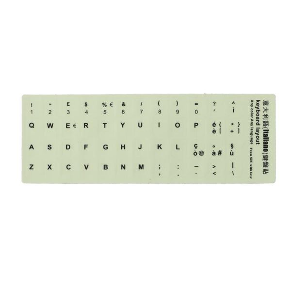 

fluorescent keyboard stickers luminous waterproof protective film covers