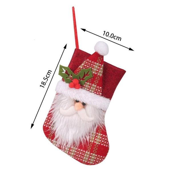 

christmas decorations stocking 3d gnome santa xmas hanging stockings gift candy bag for fireplace tree ornament family holiday party decor