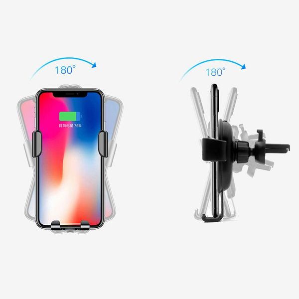

accessories car phone holder bracket with wireless charging for /android phones cell mounts & holders