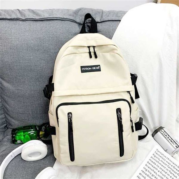 

teen daypack backpack fashion men women backpack college school bagpack travel shoulder bags for teenage girls boy rucksack 210929