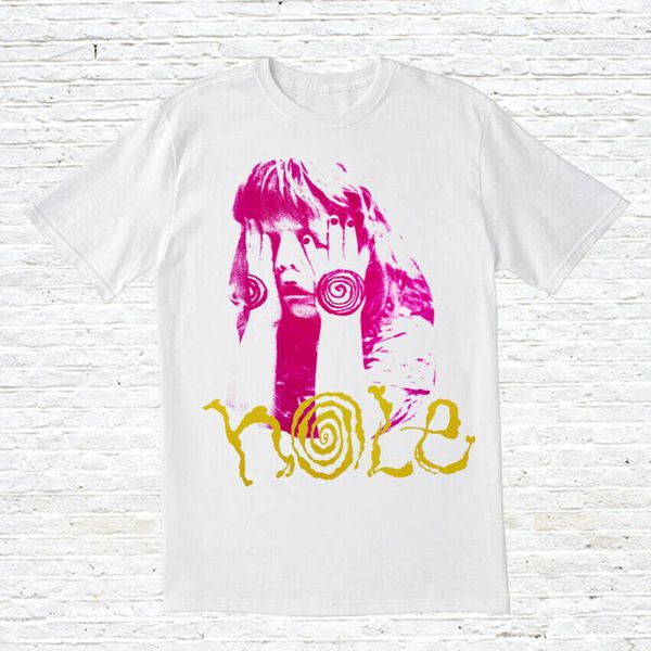 

hole t-shirt, White;black