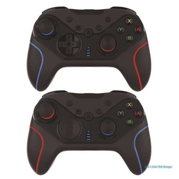 

game controllers & joysticks wireless controller compatible with ns switch pro,adjustable dual vibration 97bf