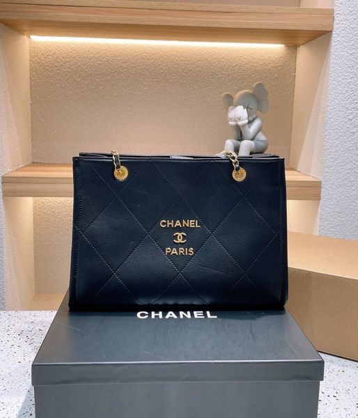 

designer bags handbag totes shoulder women sheepskin large chains shopping bag 33*10*23cm 4colors 08