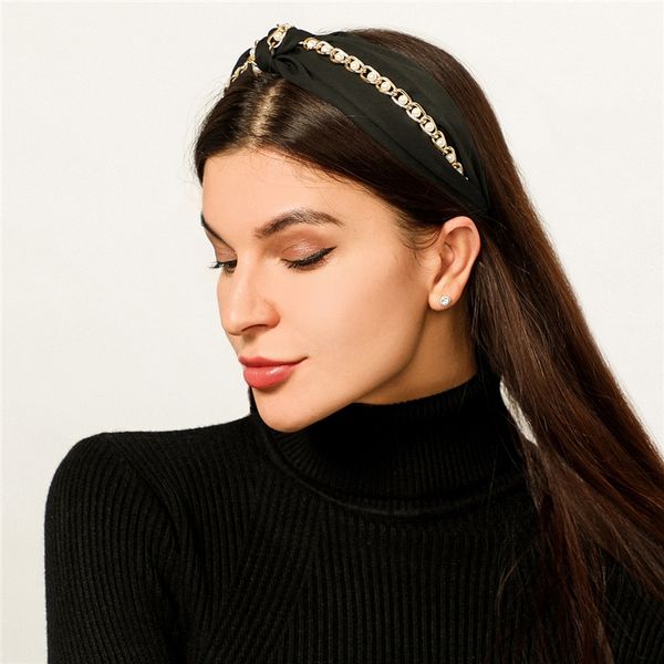 

rqt middle knot french hair esspearl headdress hairband fashion handmade chain pearl embellishment wide edge headband headbands net red hea, Silver