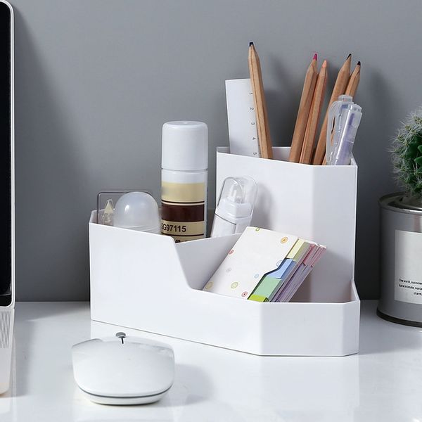 

cosmetics storage box make up organizer corner deskbox organizing plastic household storage container stationery jewelry box