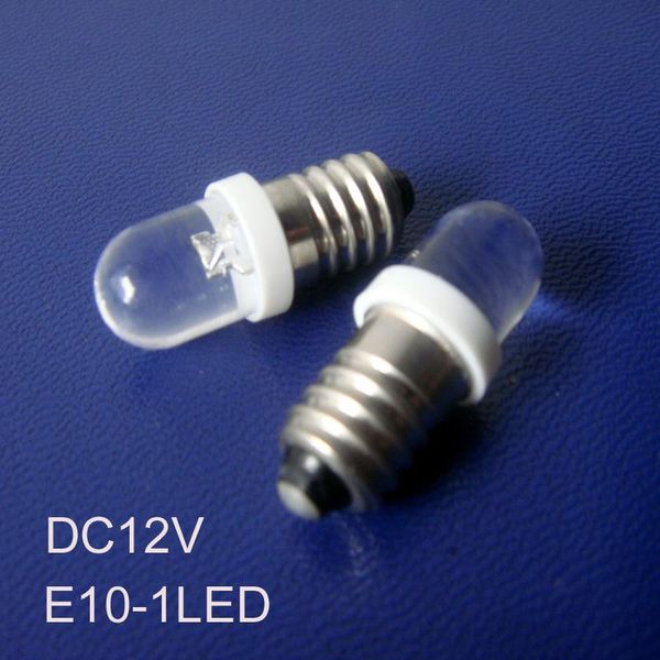 

bulbs 12v e10 led bulb lamp light,e10 warning indicator light,led pilot 50pcs/lot