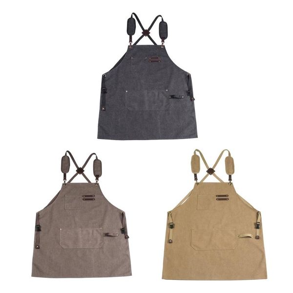 

aprons woodworking shop apron cotton work with metal hook, fully adjustable to comfortably fit body tough tool