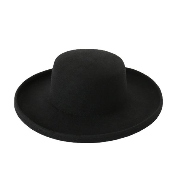 

fashion big hat british men's and women's autumn winter blanket top, Blue;gray