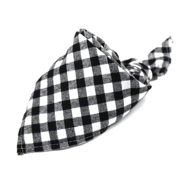

dog apparel christmas clothes scottish style cotton flannel saliva towel pet
