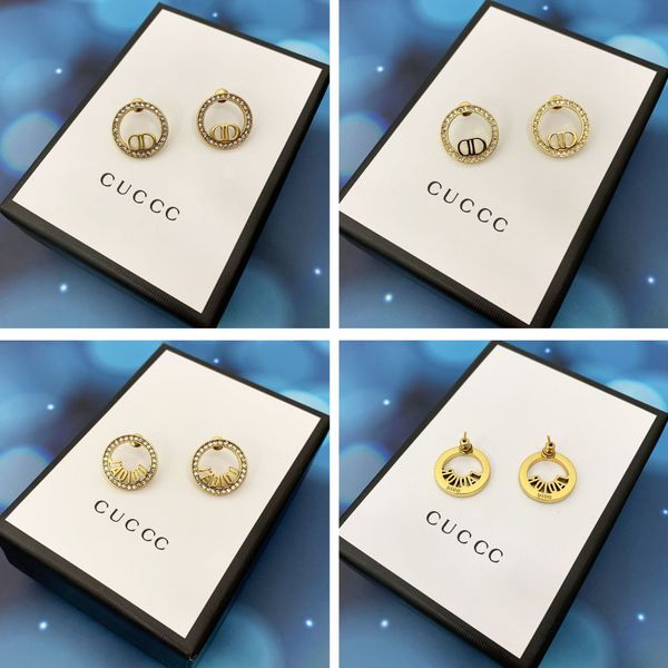 

70% off luxury jewelry family's new letter earrings in 2021, Golden