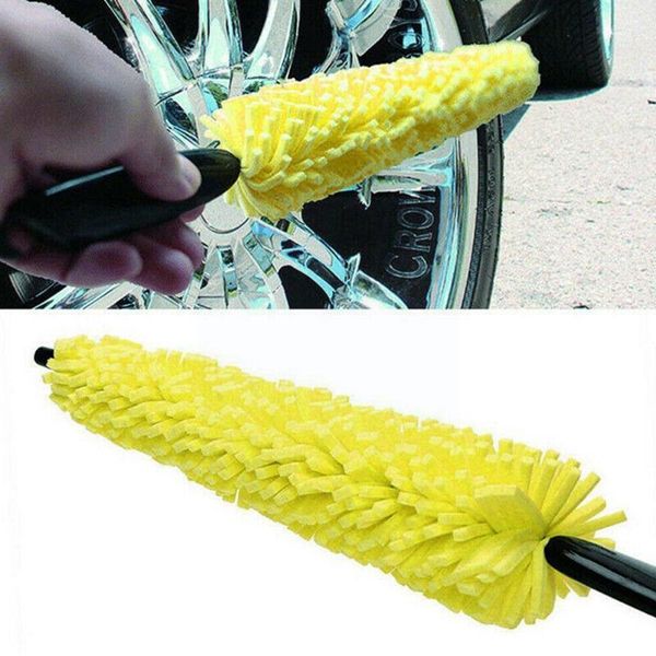 

car sponge wheel wash brush plastic handle vehicle cleaning sponges washing tools tire auto rims scru w3e5