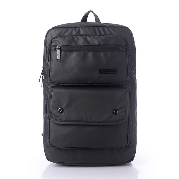 

backpack [drop ] fashion men backpacks waterproof travel bag large capacity nylon shoulder bags black lap(1708)