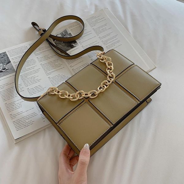 

evening bags crossbody small chain brand designer pu leather for women 2021 simple tote shoulder bag lady travel handbags and purses