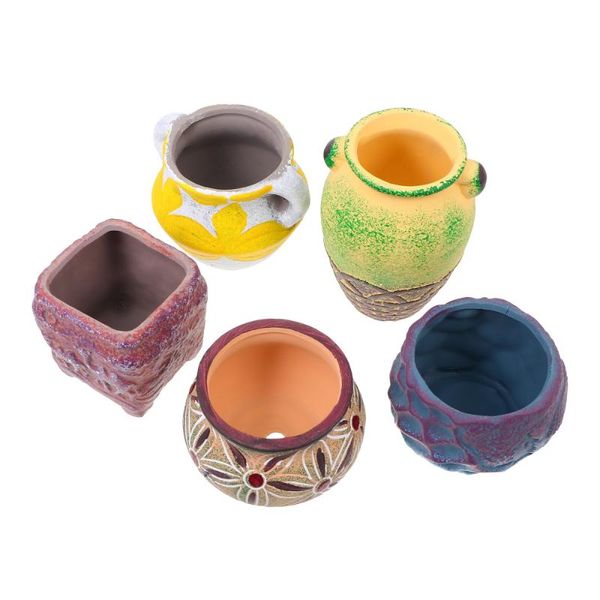 

vases 5pcs ceramic flower pot planter succulents flowerpot balcony