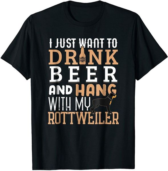 

rottweiler dad shirt funny father's day rottie dog beer size s-5xl, White;black