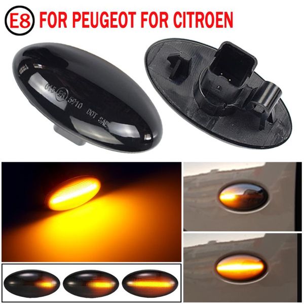 

2pcs led side marker light lamp for 307 206 407 107 607 expert c1 c2 c3 c5 xsara berlingo dispatch emergency lights