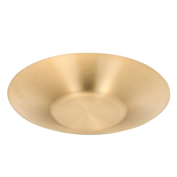 

dishes & plates stainless steel plate round bowl fruit storage pasta eating
