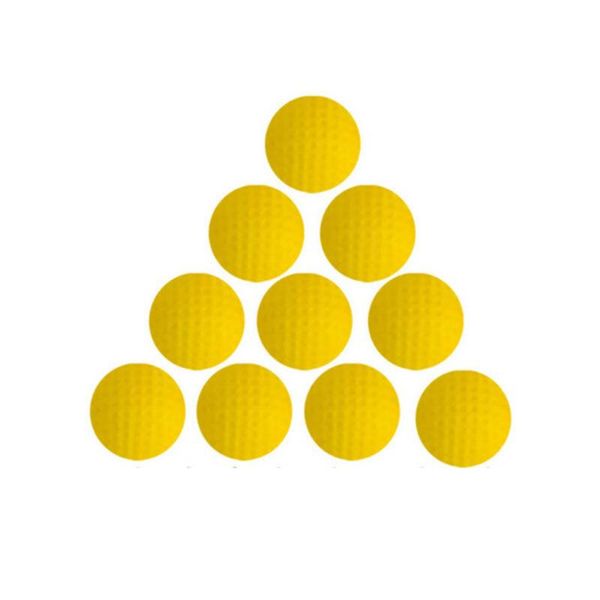 

golf balls practice 10pcs yellow foam ball for indoor training