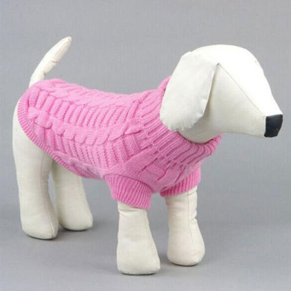 

dog apparel large small cute pet knitwear outdoor warm puppy coats sweater clothes jumper