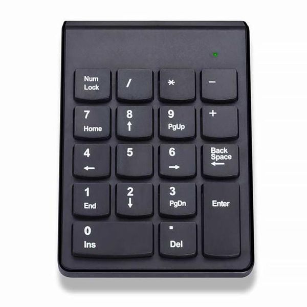 

digital computer notebook mini usb abs numeric keypad easy operate numpad external 18 keys keyboard desk2.4g wireless keyboards