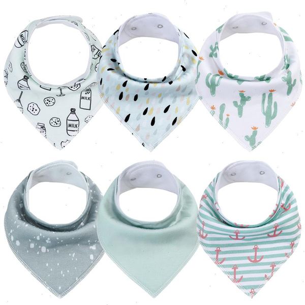 

baby bandana drool bibs for boys and girls super soft 100% organic cotton shower sets newborn saliva towel