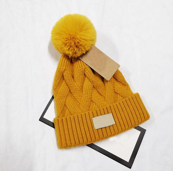 

winter spring woman slash hairball style man travel boy fashion beanies skullies chapeu caps cotton ski ca ps girl hat keep warm, Blue;gray