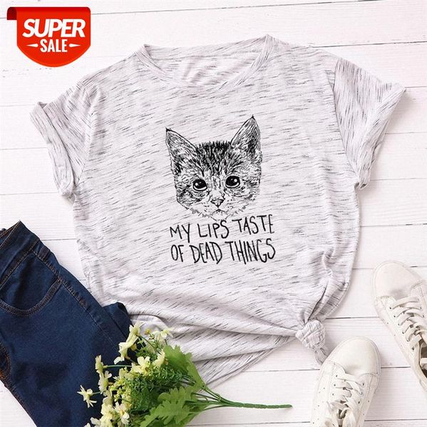 

women's loose round neck short-sleeved cotton t-shirt #7t2g, White