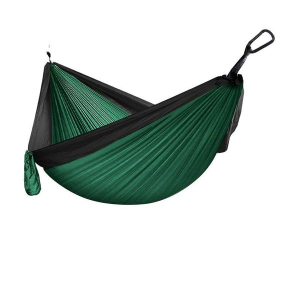 

camp furniture 300*200cm portable camping parachute hammock survival garden outdoor leisure sleeping hamaca travel double hanging bed