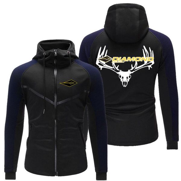 

men's hoodies & sweatshirts 2021 diamond brand mens fashion england style spring autumn comfortable zipper hoodie delicate print casual, Black