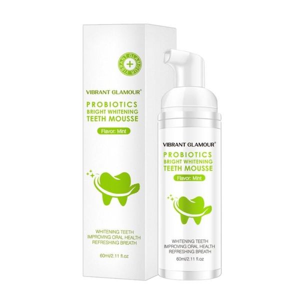 

storage bottles & jars teeth cleaning mousse mint toothpaste remove plaque stains oral odor bright fresh breath tool 60ml
