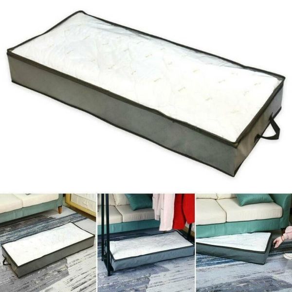 

storage bags under bed box duvet pillow clothes underwear organise zip container