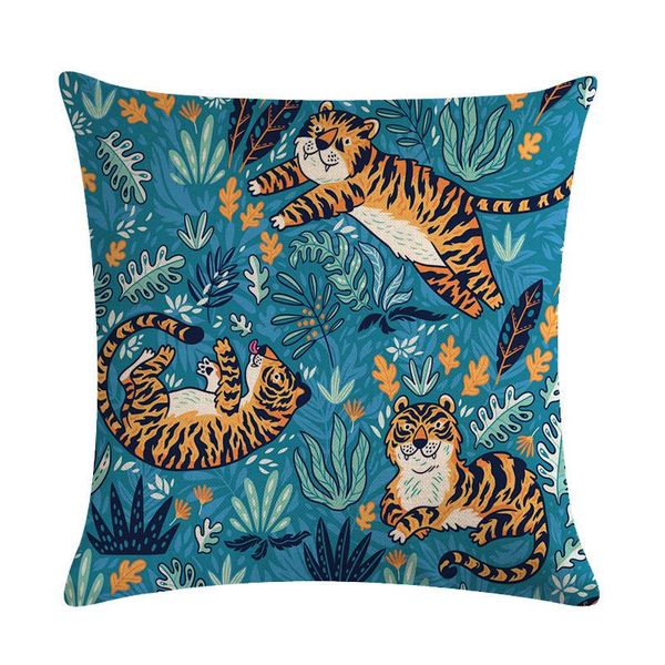 

cushion/decorative pillow cartoon tiger in cushion gift series cover playful super soft case home furnishing finished product