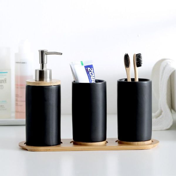 

soap dishes bathroom ceramic bambootumblers teeth brushing cup emulsion container kitchen tableware dishwashing liquid