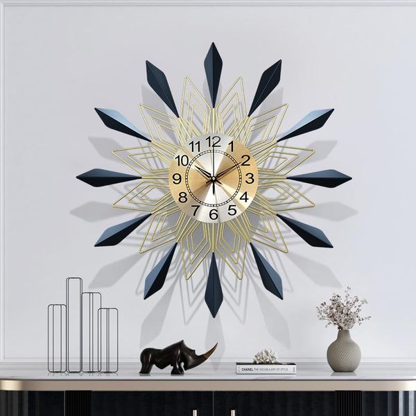 

wall clocks decorations living room ornament clock modern design home decor 3d stickers digital