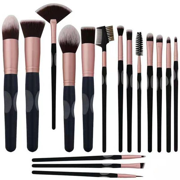 

makeup brushes 16 pcs foundation brush blush concealers eye shadows make up kit
