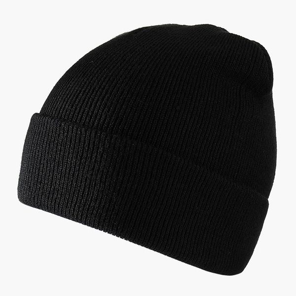 

beanies winter knitted hats for women skullies cap men beanie hat solid color caps casual warmer bonnet red