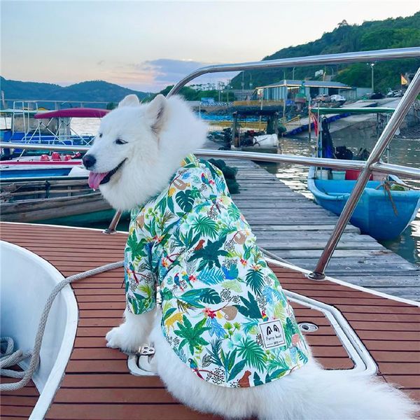 

pets products giant dogs summer dress or shirts dog apparel