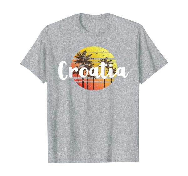 

Vintage Croatia Sunset Gift Souvenir T-shirt, Mainly pictures