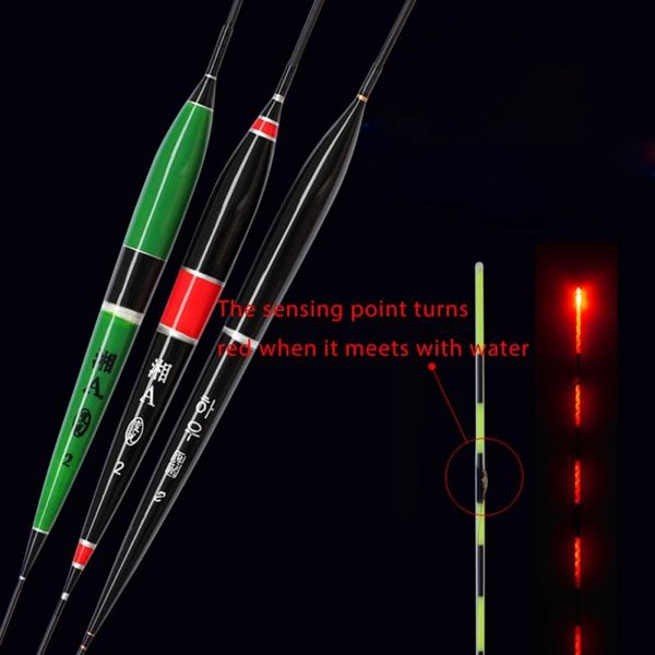 

fishing accessories bite hook color changing induction luminous drift water no shadow carp electronic fish