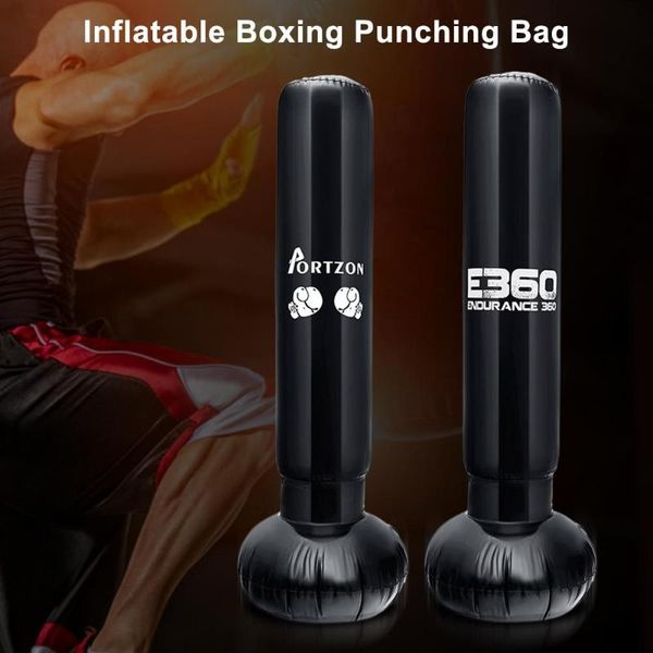 

sand bag 1.6m kick training inflatable boxing punching taekwondo sandbag children sport pear