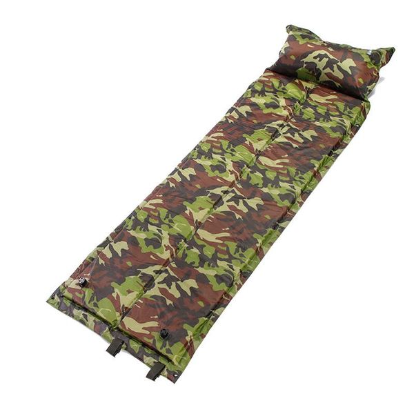 

outdoor pads single person inflatable mattress portable beach mat waterproof ultra light nature hike camping hiking sports