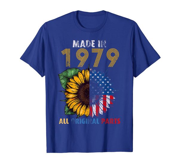 

40 Years Old Gift Made in 1979 All Original Parts T-shirt, Mainly pictures