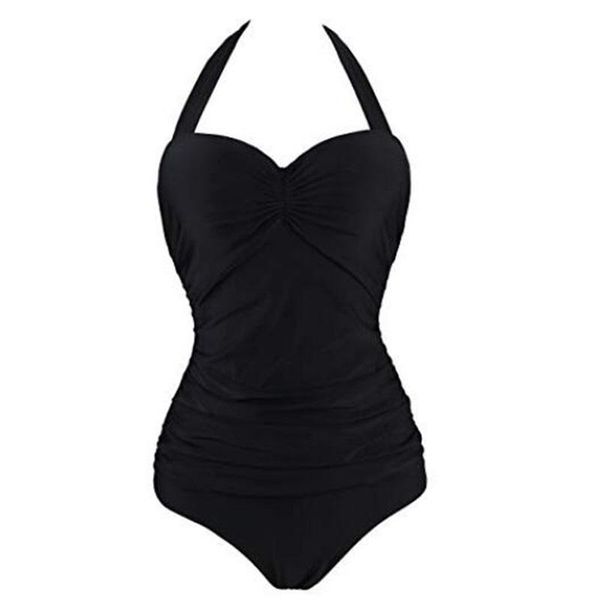 

one-piece suits large size one piece swimsuit women swimwear push up bathing lady backless swim wear